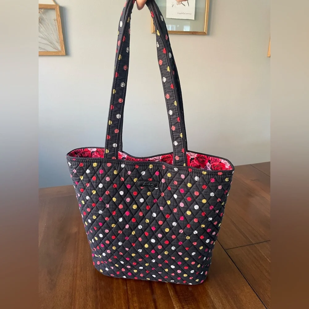 Vera Bradley Polka Dot Havana Tote - Picture 7 of 11